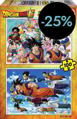 Puzle 2x100 piezas Dragon Ball Super