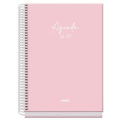 Agenda Escolar Dohe Espiral A5 sem/vista castellano 2026-2027 Serenity rosa