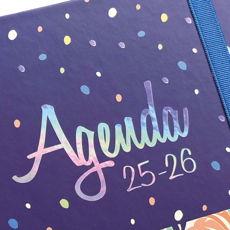 Agenda Finocam escolar Talkual 1/8 día/pág cas 2025-26 vida