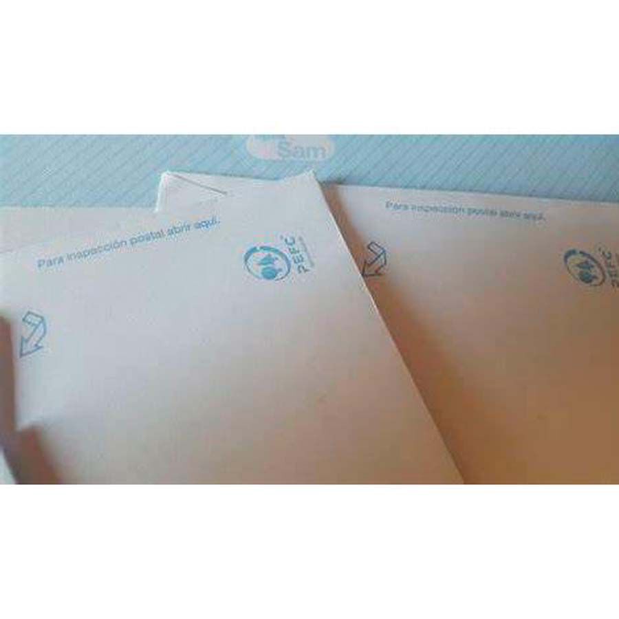 Sobre blanco americano IP 115 x&nbsp;225mm -  Caja&nbsp;500u