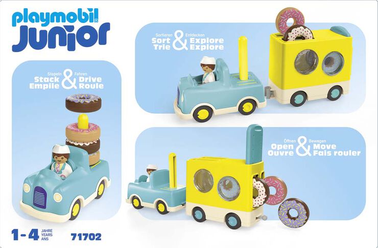 Playmobil Junior Camió de Dònut 71702