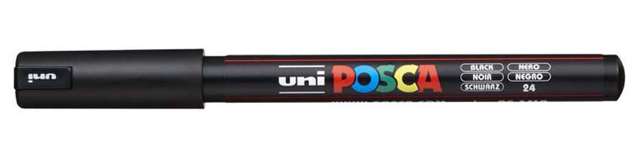 Retolador Posca PC-1MR 0,7mm negre