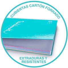 Notebook Miquelrius Emotions Eco A4 80F 80F Verd