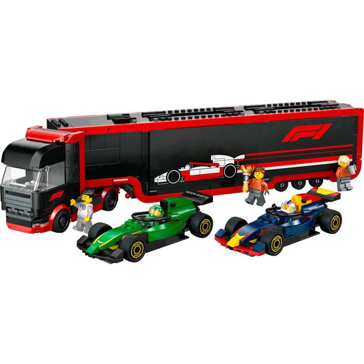LEGO® LEGO City Camión de F1® con Coches de F1® RB20 y AMR24 60445