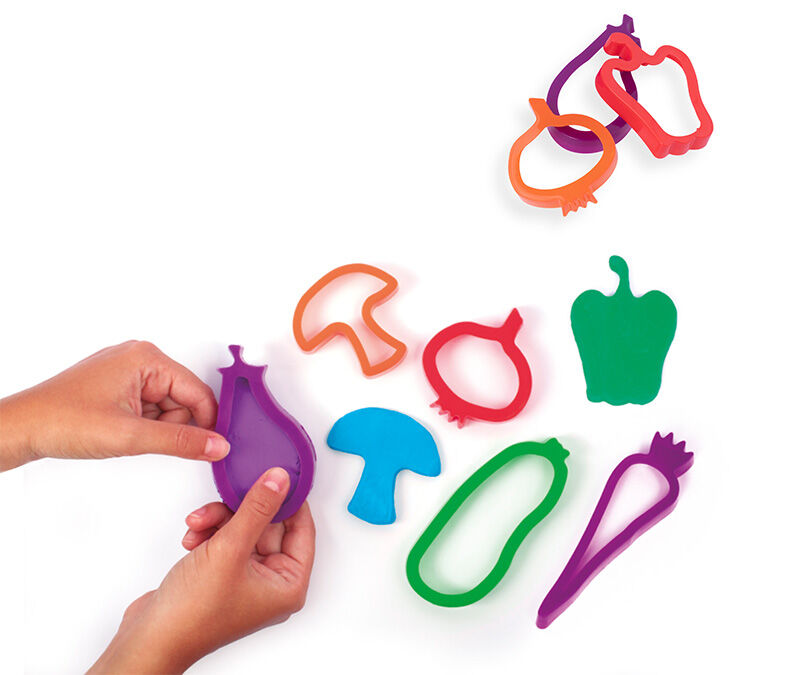 Motlles per a pasta modelar verdures Jovi 6u