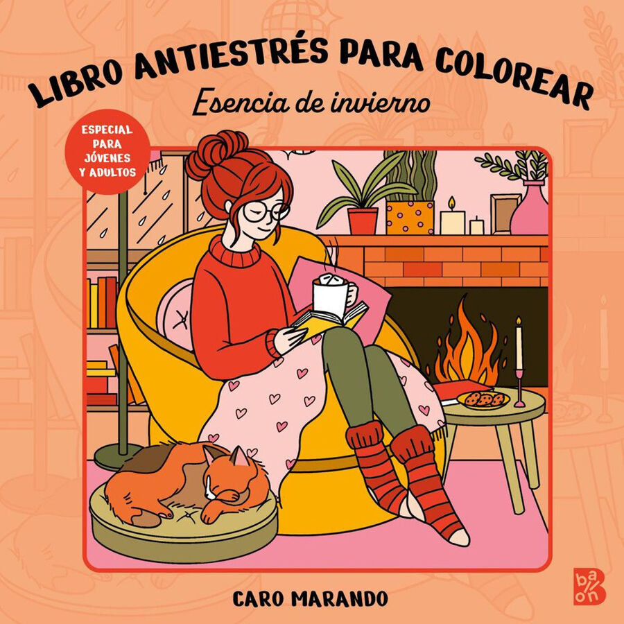 Libro antiestr&eacute;s para colorear Esencia de invierno