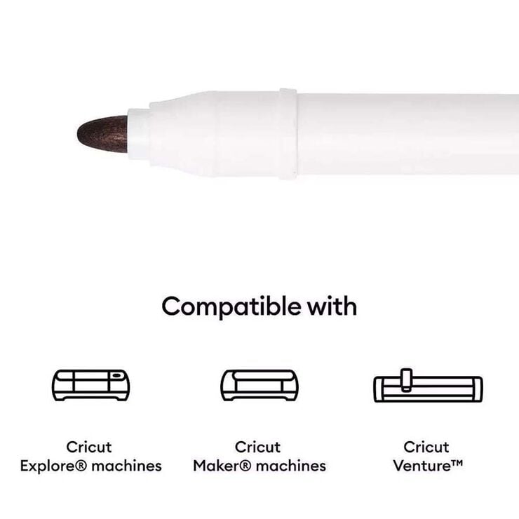 Cricut Venture Marcador Permanente 3 colores 2,5mm 3u