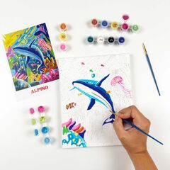 Pinta por números Alpino Ocean