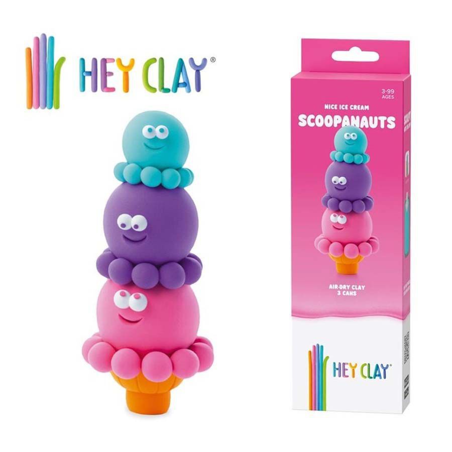 Plastilina Heyclay Helado Soopanauts 3 botes