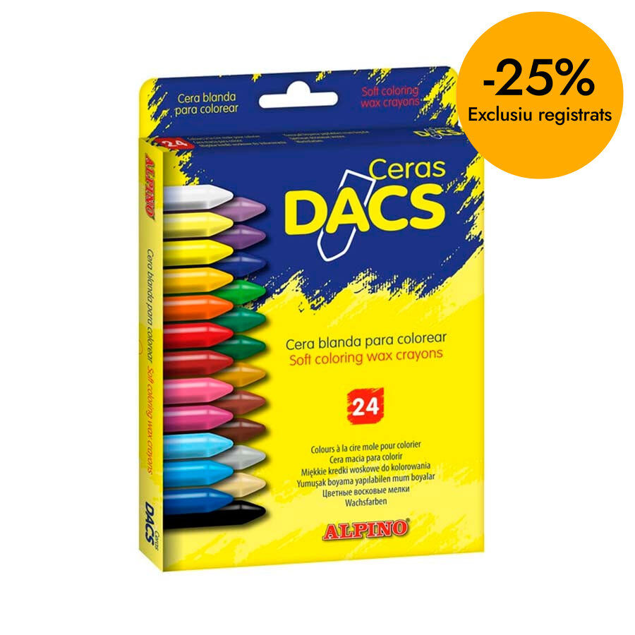Ceras blandas Alpino Dacs 24 colors