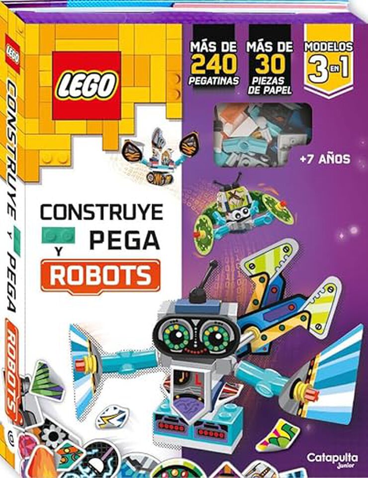 LEGO. Construye y pega robots