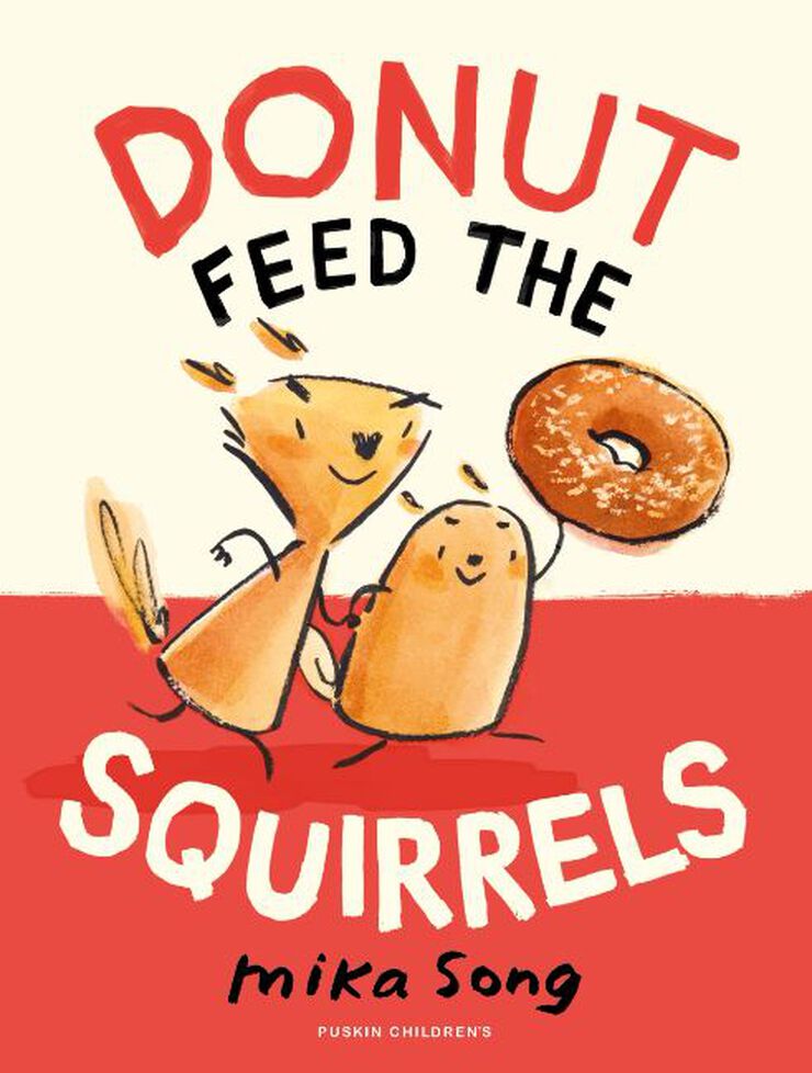 Donut feed the squirrels