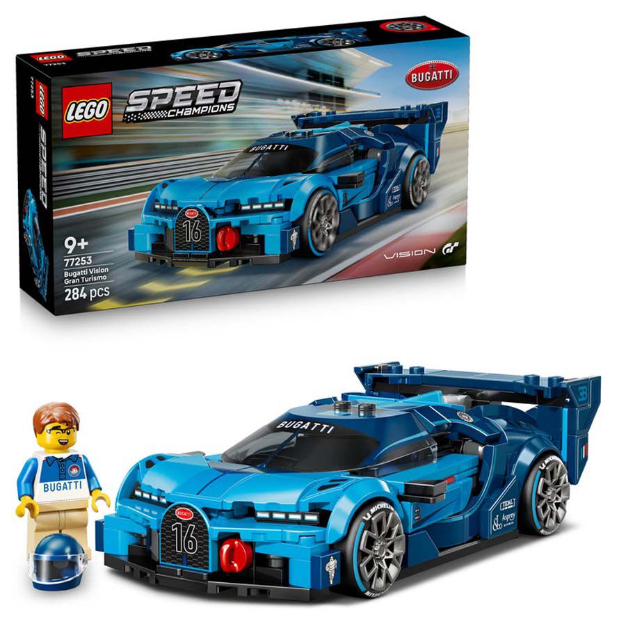 LEGO&reg; Speed Champions Coche Hiperdeportivo Bugatti Vision GT 77253