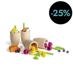 Vasos y productos Limonada Madera