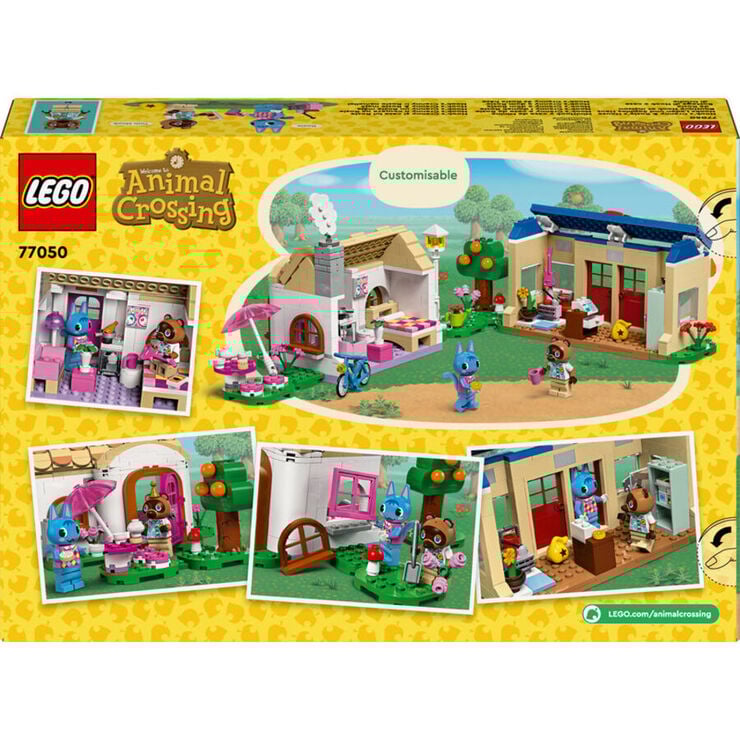 LEGO® Animal Crossing Mininook y casa de Minina 77050