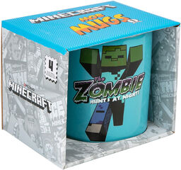 Zombie  Cerámica Azul Minecraft