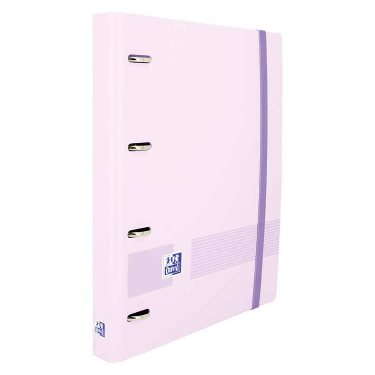 Carpeta anelles Oxford Live & Go Malva Pastel