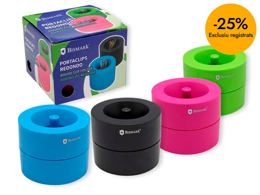 Portaclips magn&eacute;tico Bismark colores surtido