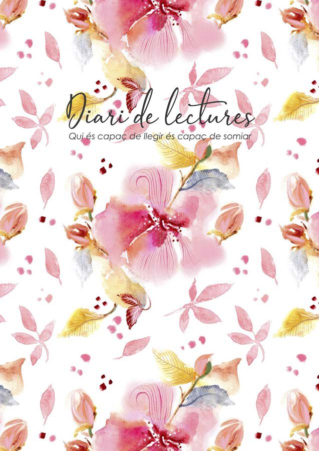 Diario de Lecturas adulto Drapets Flores Roses