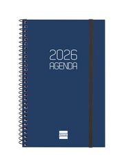 Agenda Finocam Opaque E5 sem/vista horizontal cat 2026 azul