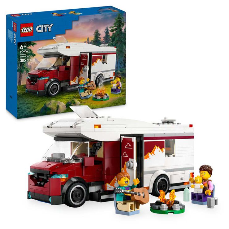 LEGO® LEGO City Autocaravana Aventurera de Vacaciones 60454