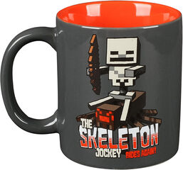 Skeleton Jockey  Cerámica Gris Minec