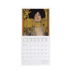 Calendario pared Legami 18X18 2024 Gustav Klimt