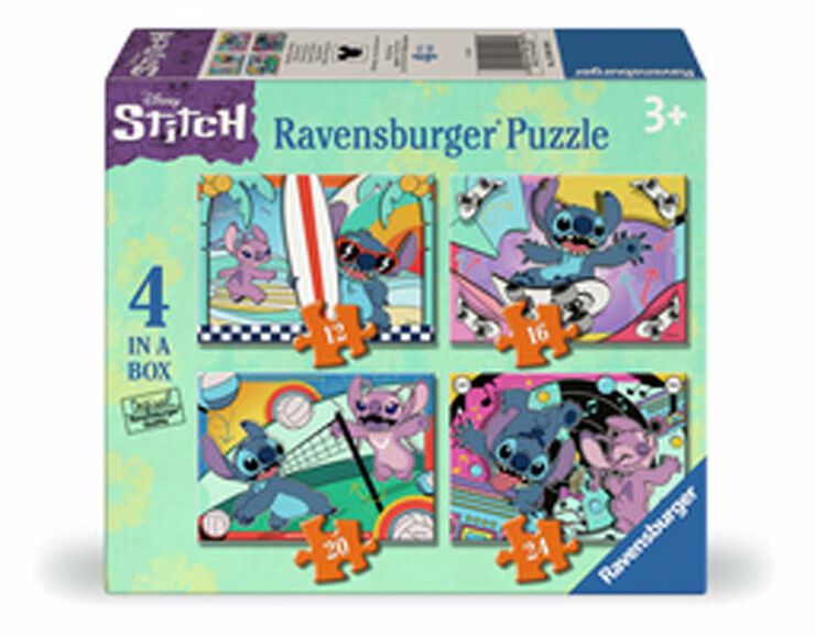 Puzle Progressius 12-16-20-24 peces Stitch