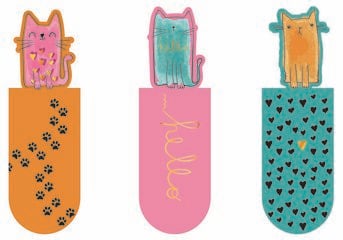 Punto de Libro magn&eacute;tico Miau