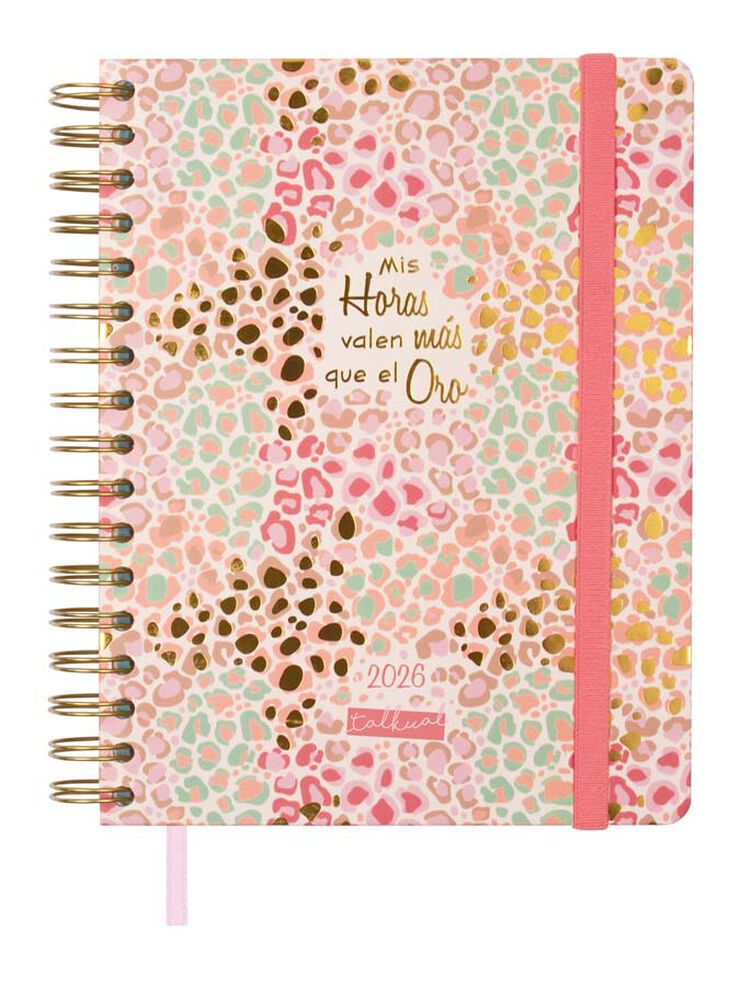 Agenda Finocam Talkual 1/4 sem/vista horizontal cas 2026 Oro