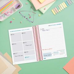 Agenda Finocam escolar Diva 1/8 día/pág cat 2025-26 spring
