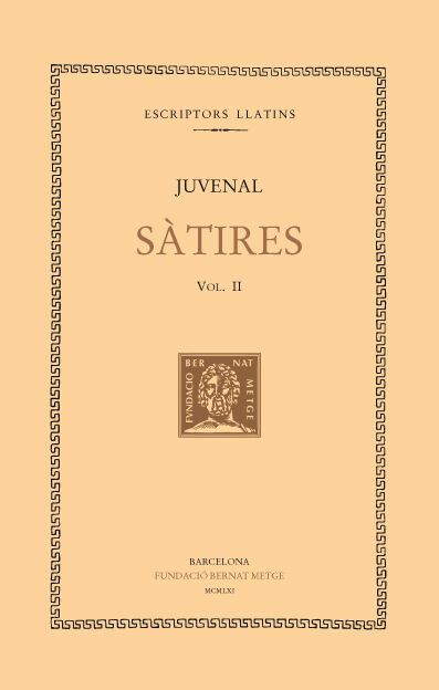 S&agrave;tires, vol. II i &uacute;ltim