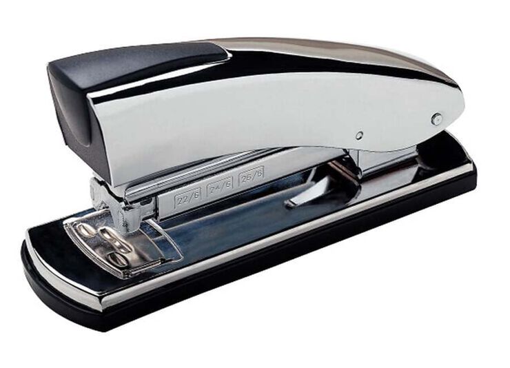 Grapadora cromada Petrus 2001