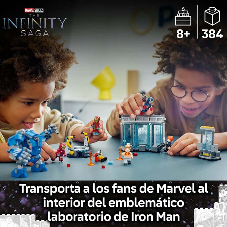 LEGO® Super Heroes Laboratorio de Iron Man: Sala de Armaduras 76315