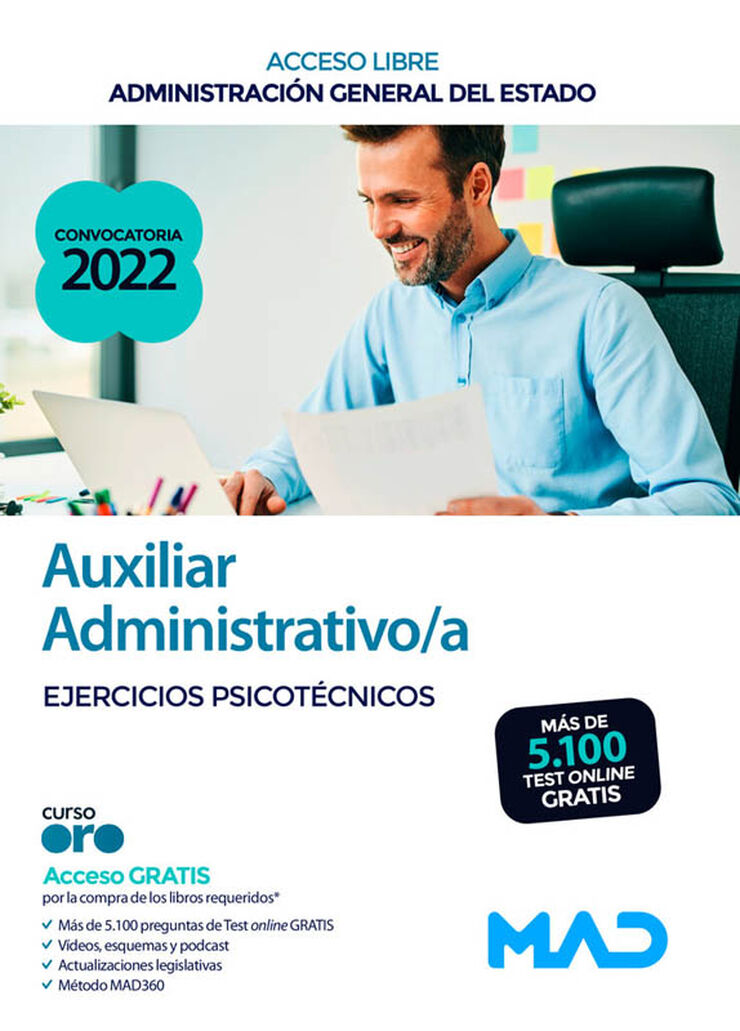 Auxiliar Administrativo de la Administración General del Estado (Turno libre). Ejercicios psicotécnicos