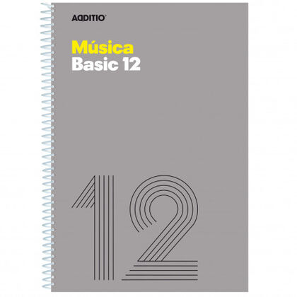Llibreta Additio Música - Basic 12