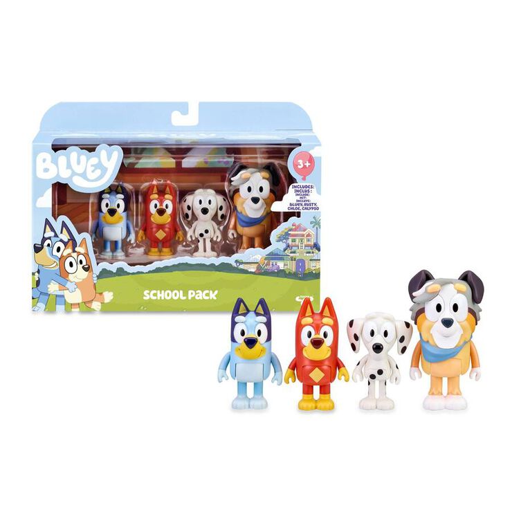 Figuras Bluey Pack 4 surtidos