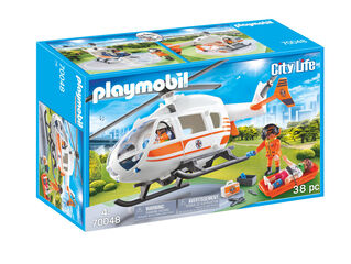 Playmobil City Life Helicóptero Rescate (70048)