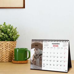Calendario sobremesa Finocam 2026 Pobles amb encant catalán