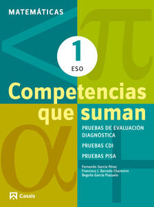 Competencias que suman. Matem&aacute;ticas 1 ESO