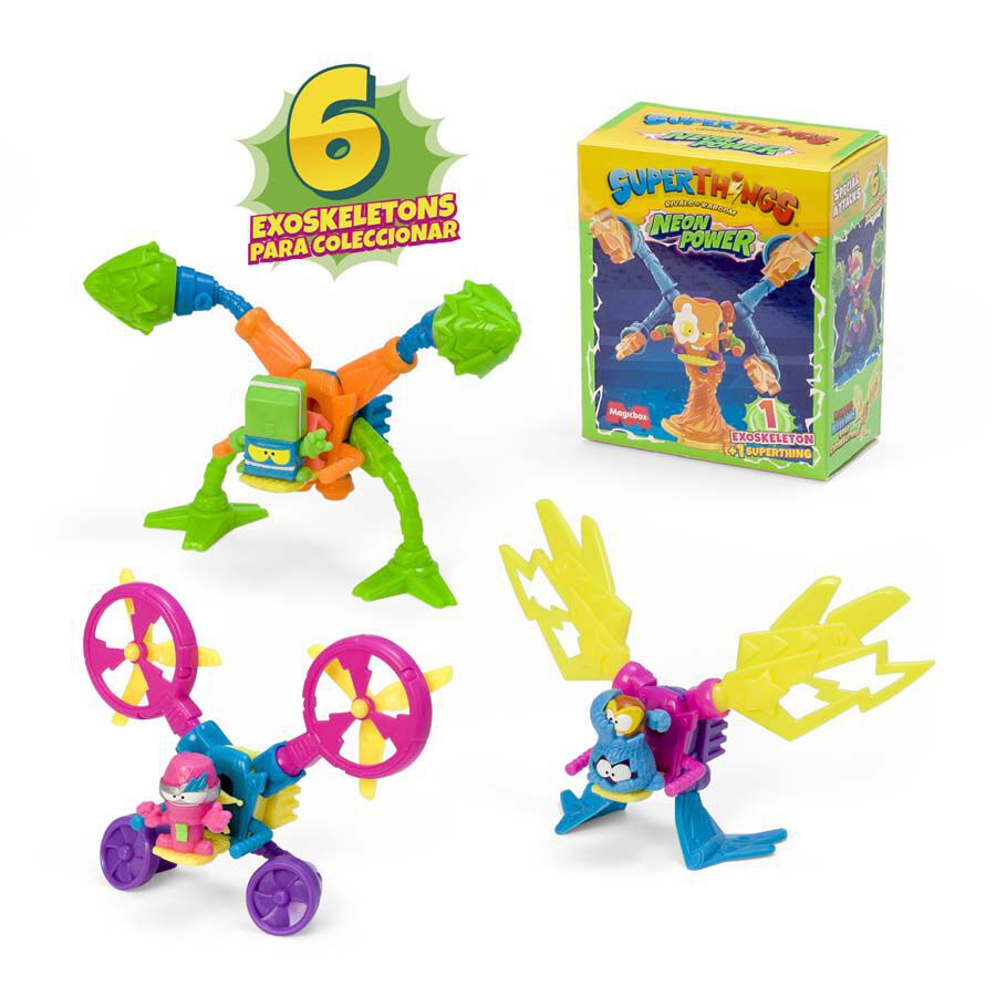 SuperThings Neon Power Exoskeletons