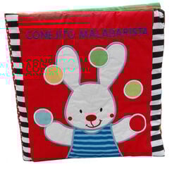 Libro de tela interactivo: Conejito malabarista Libro de tela interactivo: Conejito malabarista