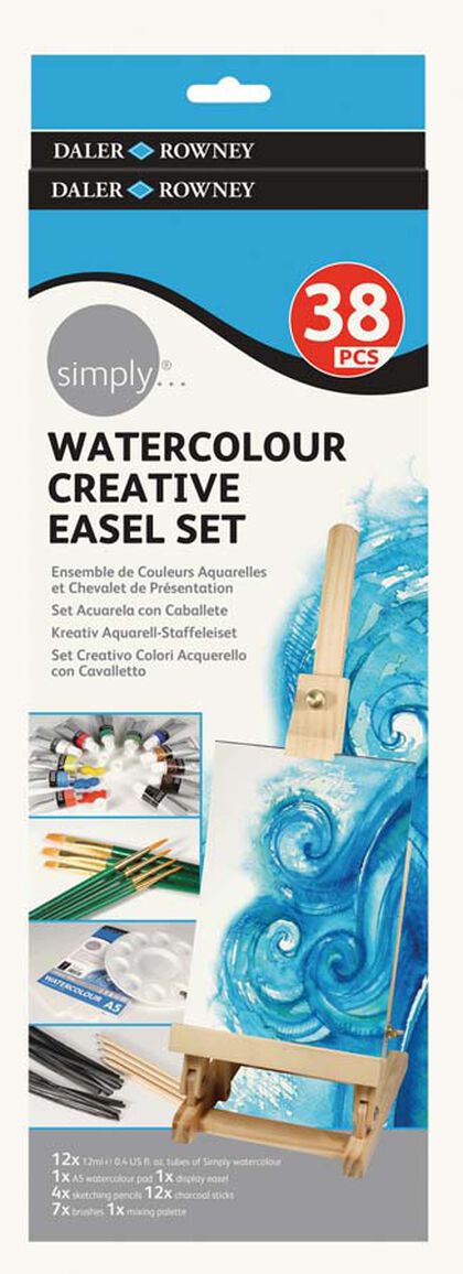 Set Aquarel·les Simply Creative Easel Set