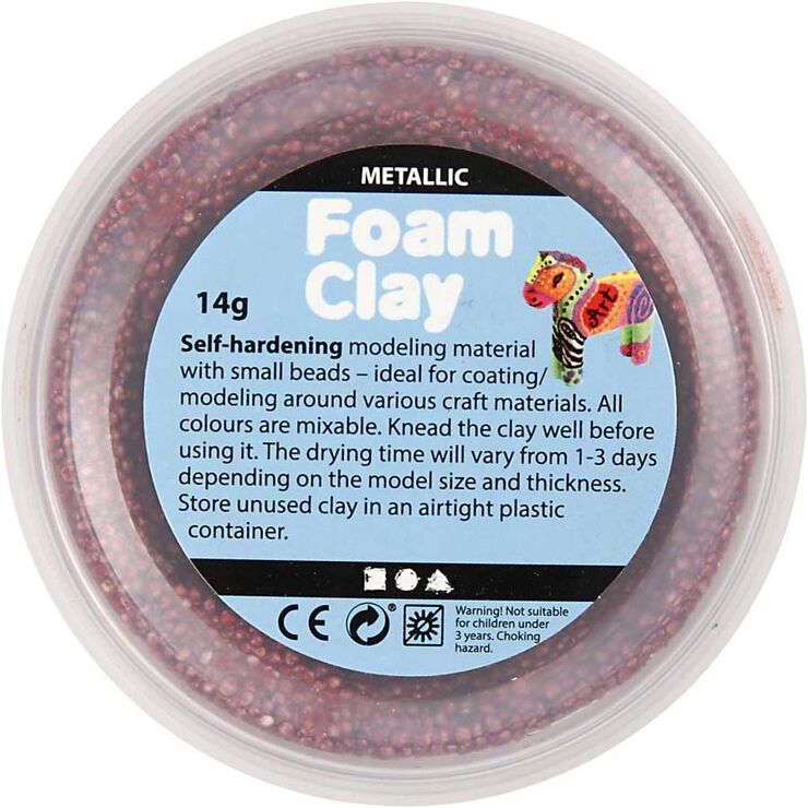 Foam Clay Creativ Metal 14g 6u