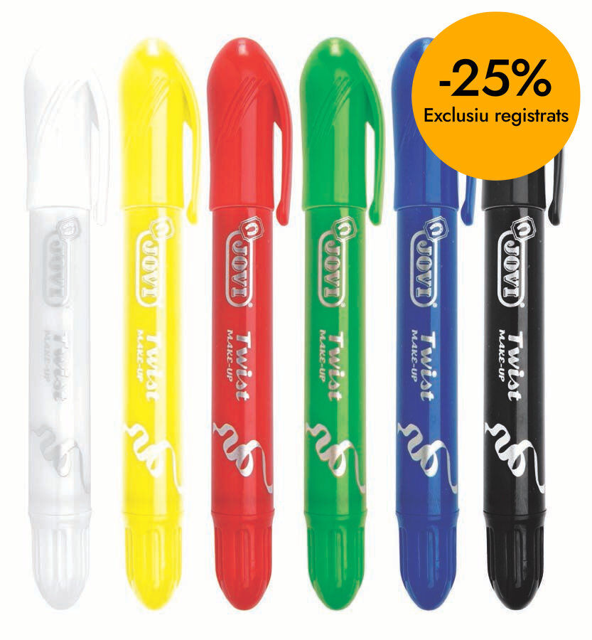 Maquillaje en barra Jovi Twist 6 colores