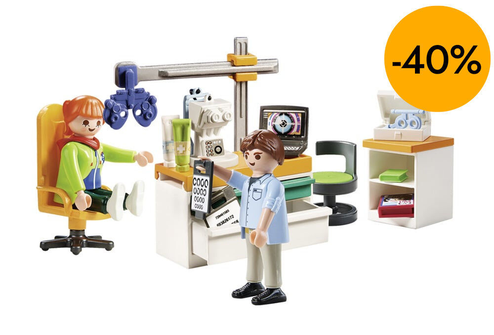 Playmobil&nbsp;City&nbsp;Life Oftalm&oacute;logo 70197
