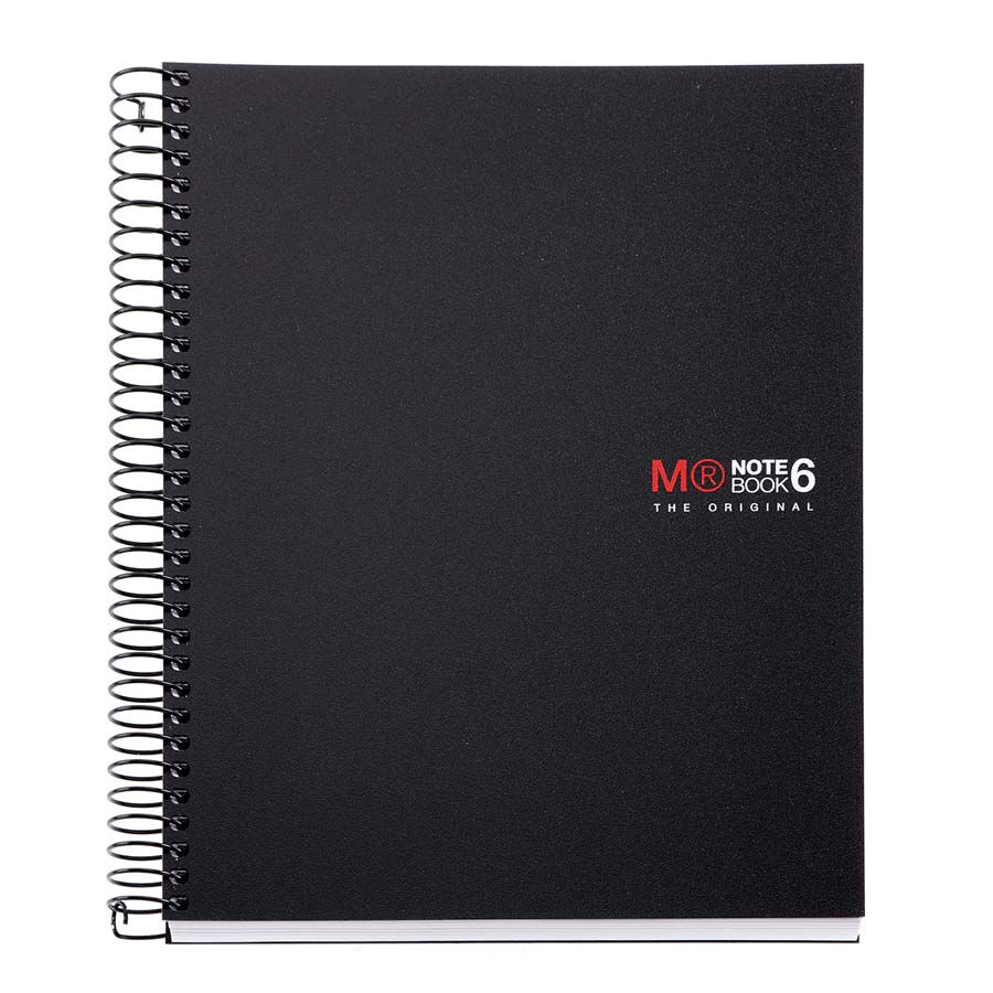 Notebook 6 Miquelrius A5 150 fulls 5x5 5x5 negre