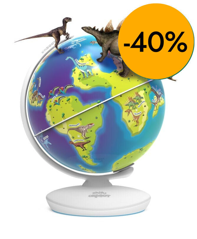 Globus terraqui interactiu Els Dinosaures