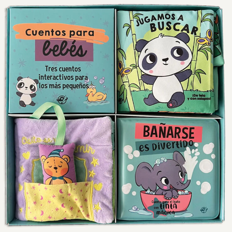 Cuentos para beb&eacute;s: tres cuentos interactivos para los m&aacute;s peque&ntilde;os