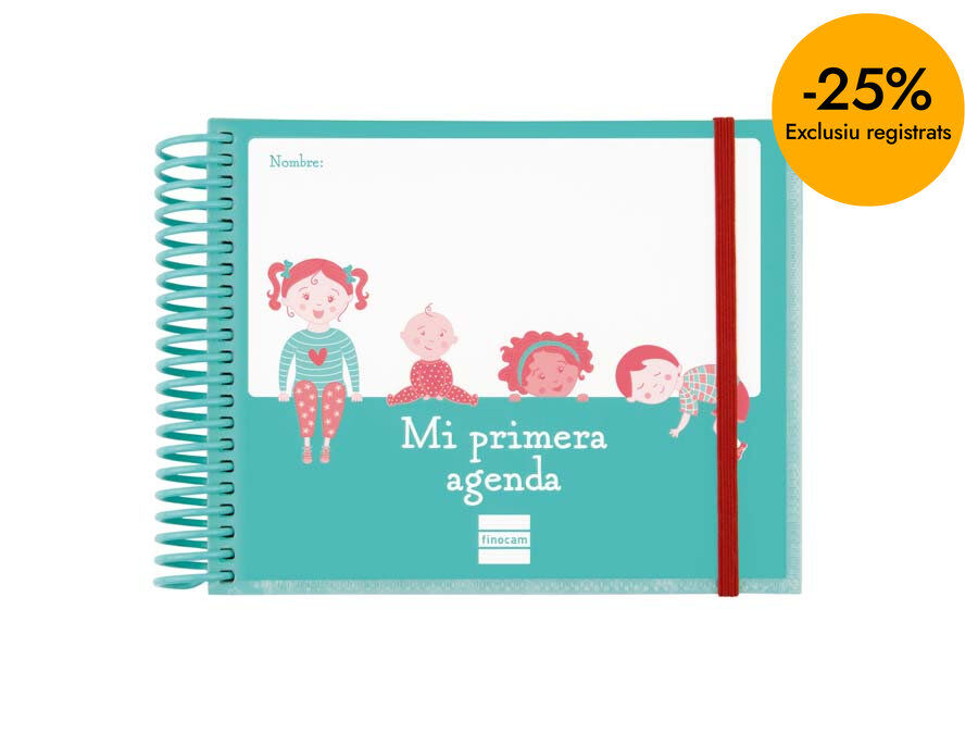 Agenda Espiral Infantil Finocam 160x130 D/P&agrave;gina Cas